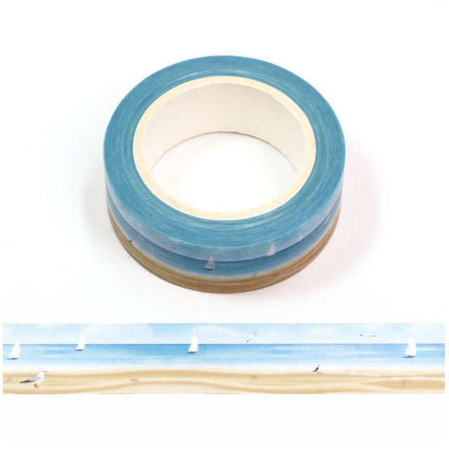 Sailboats on the Sea Washi Tape 15mm x 10m