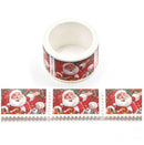 Santa Perforated Ready to Tear Christmas Washi Tape 25mm x 3m