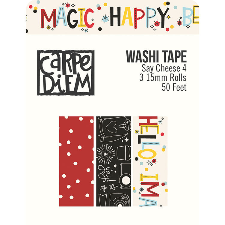 Simple Stories Say Cheese 4 Washi Tape 3/Pkg