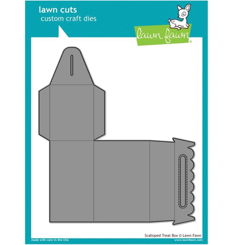 Lawn Fawn Scalloped Treat Box Dies