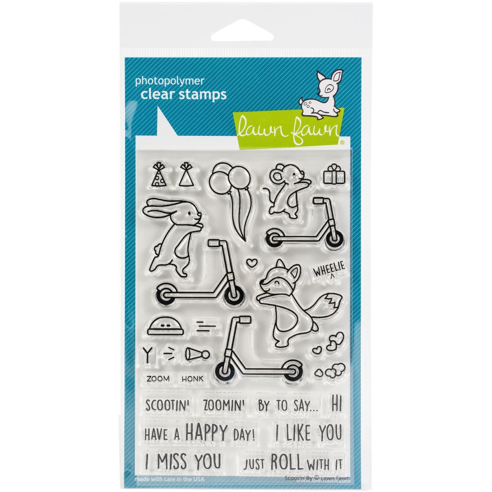 Lawn Fawn Scootin Clear Stamps 4