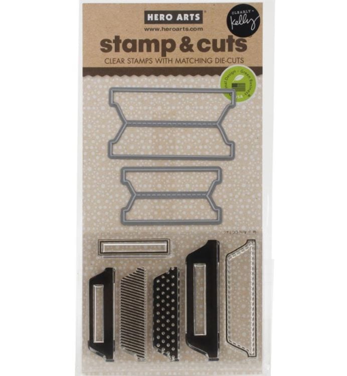 Hero Arts Scored Tabs Kelly Purkey Stamp & Cut