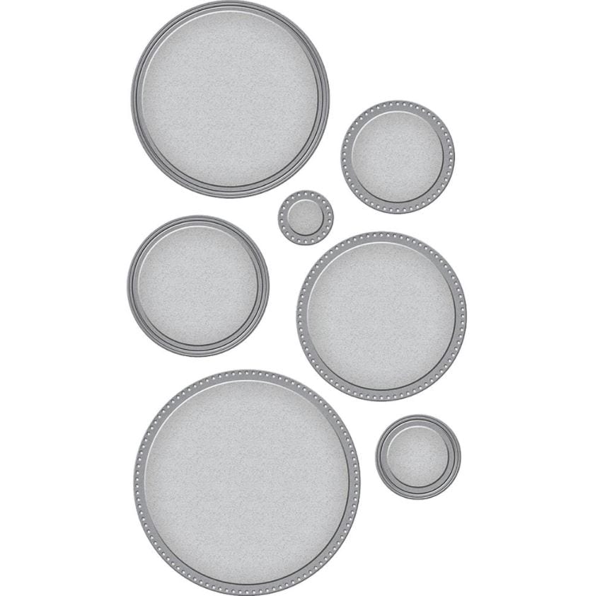 Spellbinders Scored and Pierced Circles Die