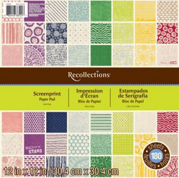 Recollections Screenprint Paper Pad 12