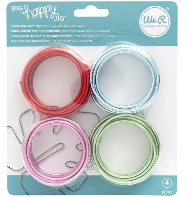 We R Memory Keepers Wire 2.5mm Multicolour 4pk