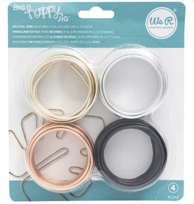 We R Memory Keepers Wire 2.5mm Neutral 4pk