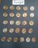 Wax Seal Script Monogram (Choose from N-Z)