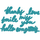 We R Memory Keepers Script Words Revolution Die