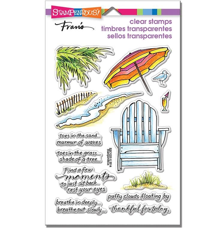 Stampendous Seaside Chair Perfectly Clear Stamps