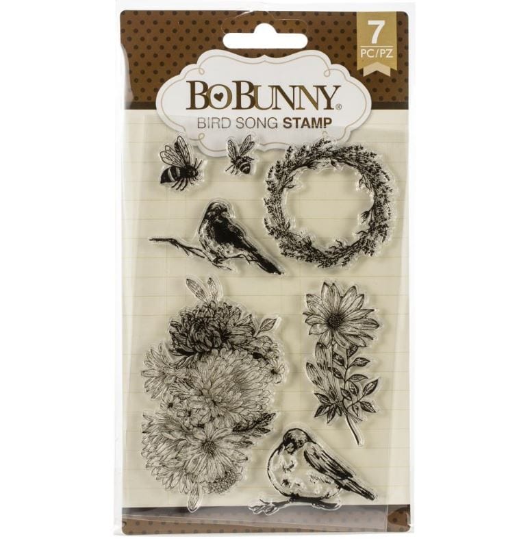 BoBunny Secret Garden Bird Song Stamps