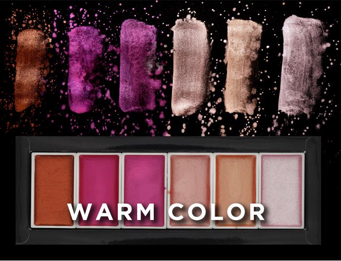 Semi-Dry Pearlescent Watercolor Set