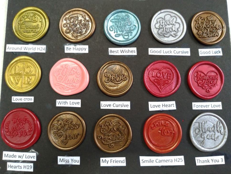 (Options Set 2) Wax Seals Sentiments