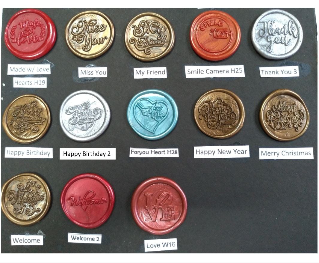 (Options Set 2) Wax Seals Sentiments