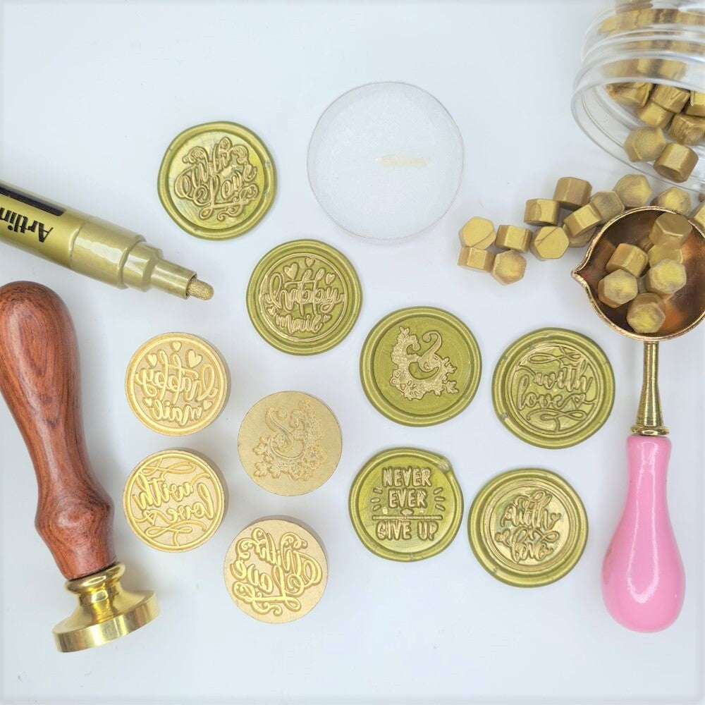 (Options Set 3) Wax Seals Sentiments (Choose 1)