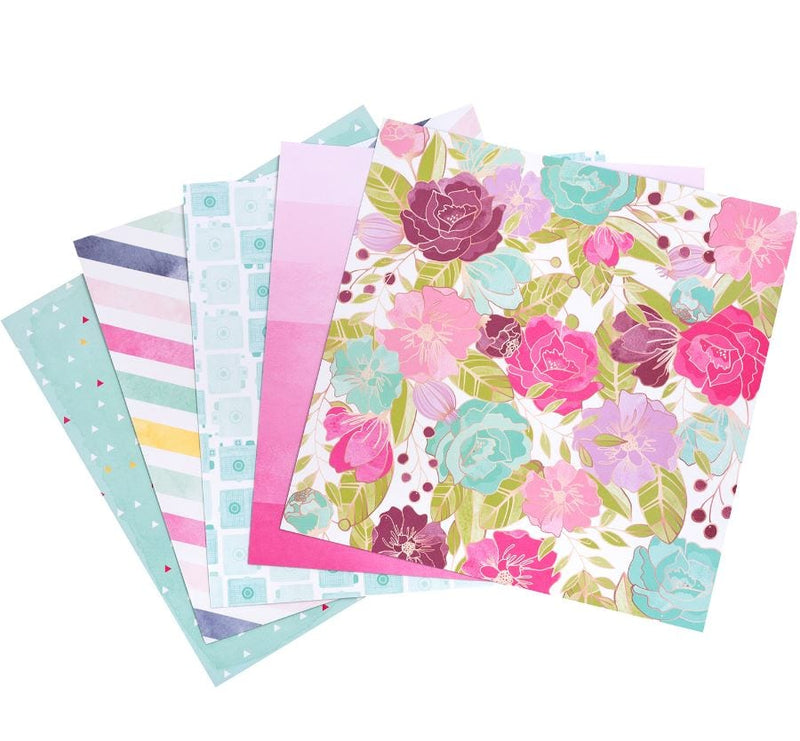 Serendipity Paper Pack  12" x 12" 12 Sheets - Dear Lizzy