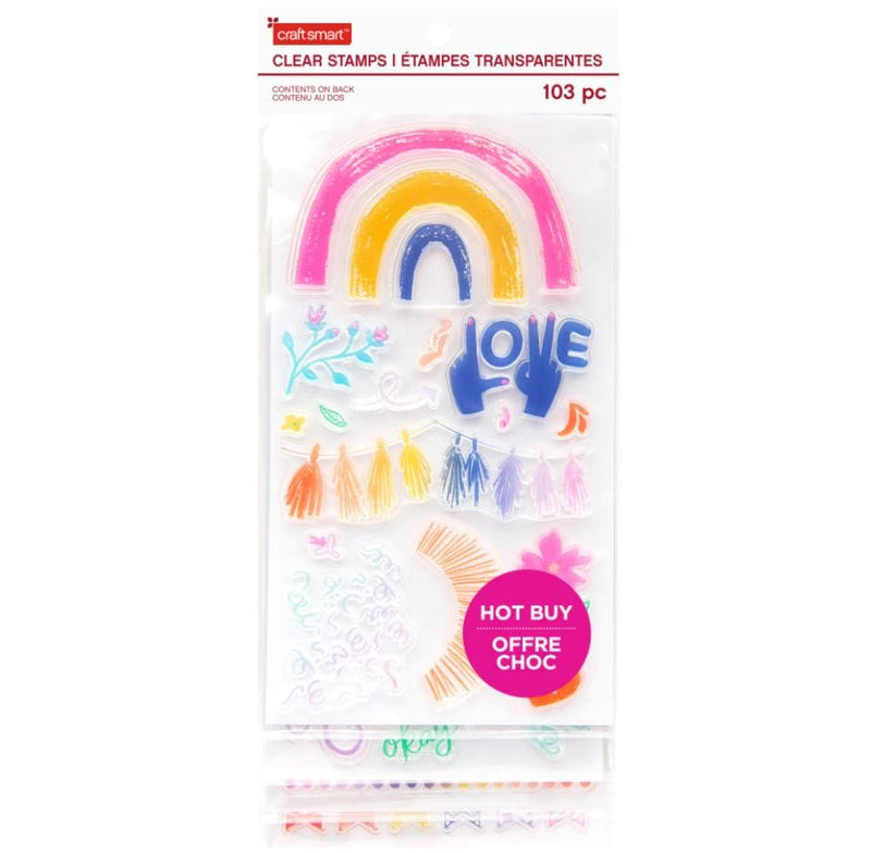 Craft Smart Shake Chic Clear Stamp Set (4 Sheets)