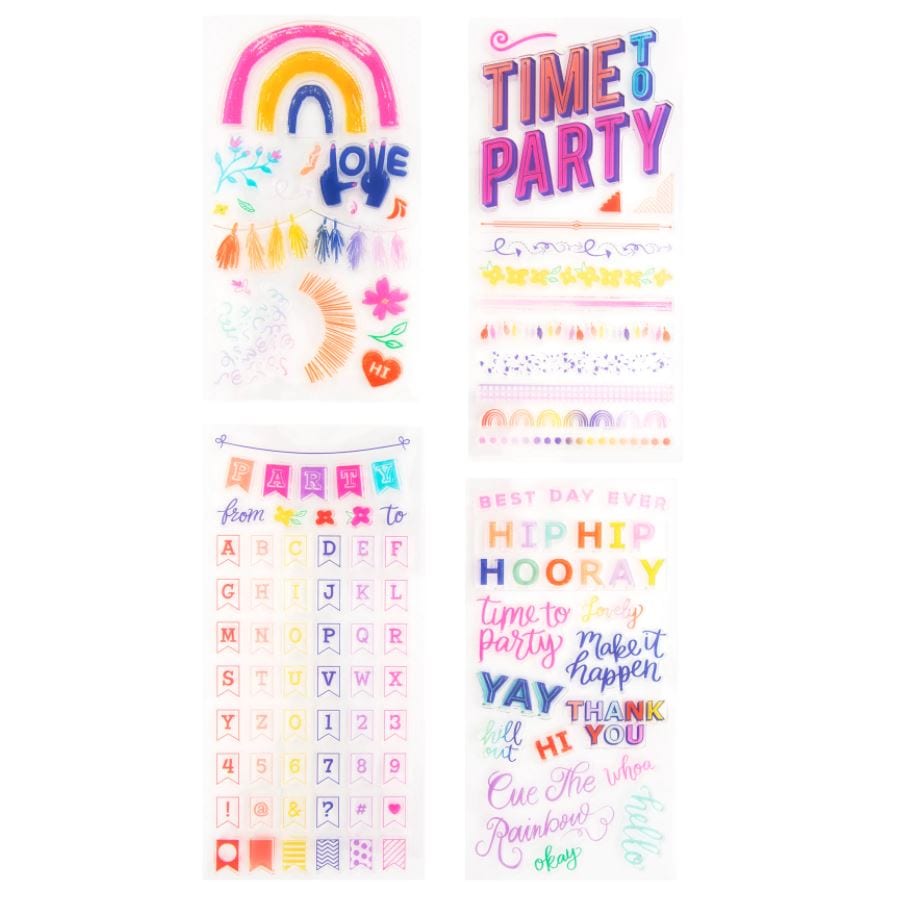 Craft Smart Shake Chic Clear Stamp Set (4 Sheets)