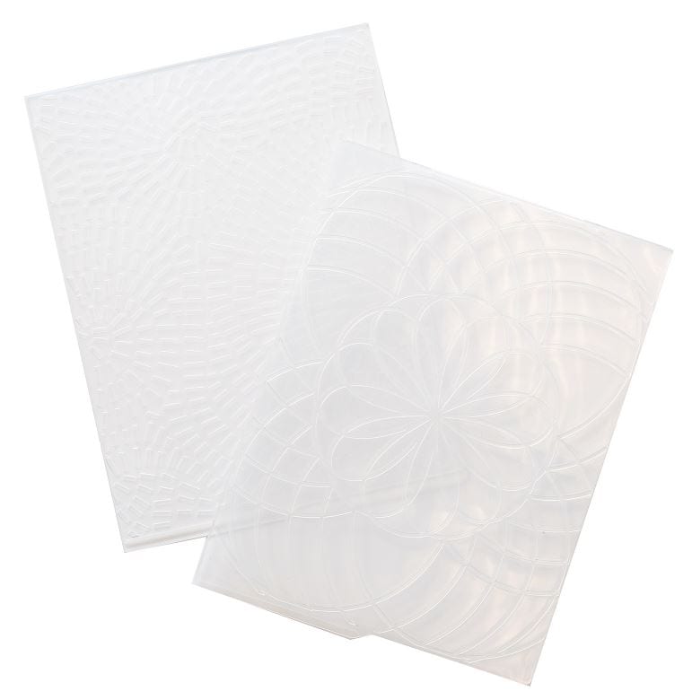 We R Memory Keepers Shimelle 2pcs Embossing Folders