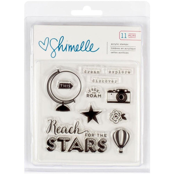 Shimelle STARshine Collection Acrylic Stamp Set 11pcs