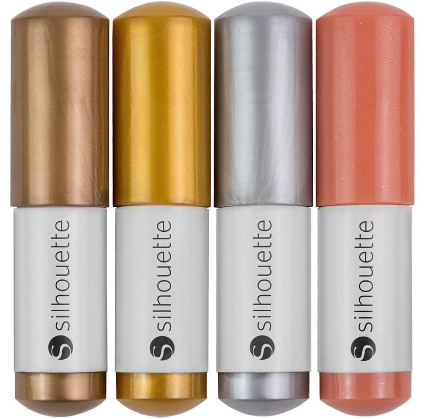 Silhouette Metallic Sketch Pens 4/Pkg