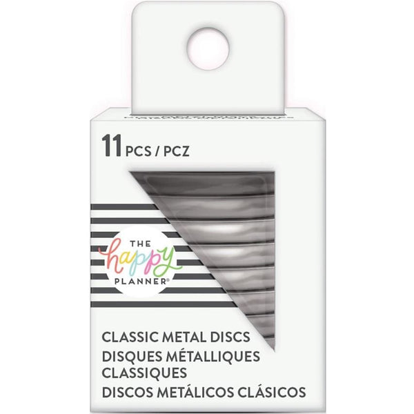 Me and My Big Ideas Silver Happy Planner Classic (Medium) Metal Expander Discs 11/Pkg