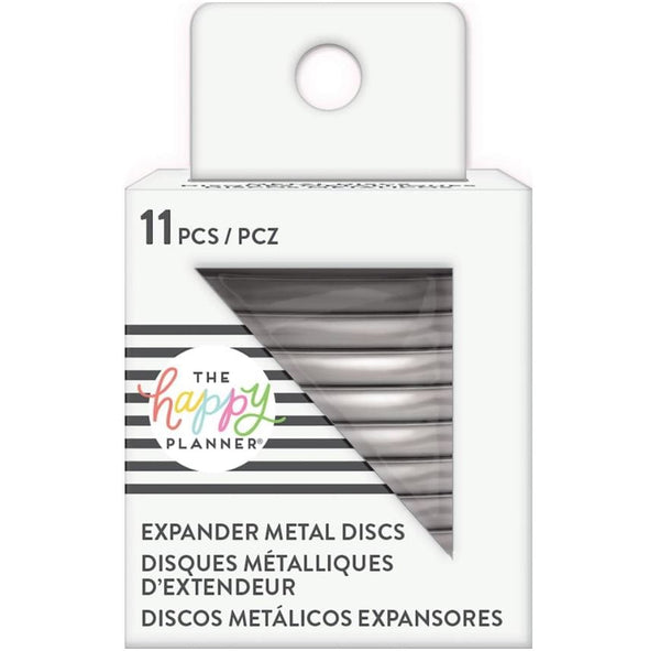 Me and My Big Ideas Silver Happy Planner Big Metal Expander Discs 11/Pkg