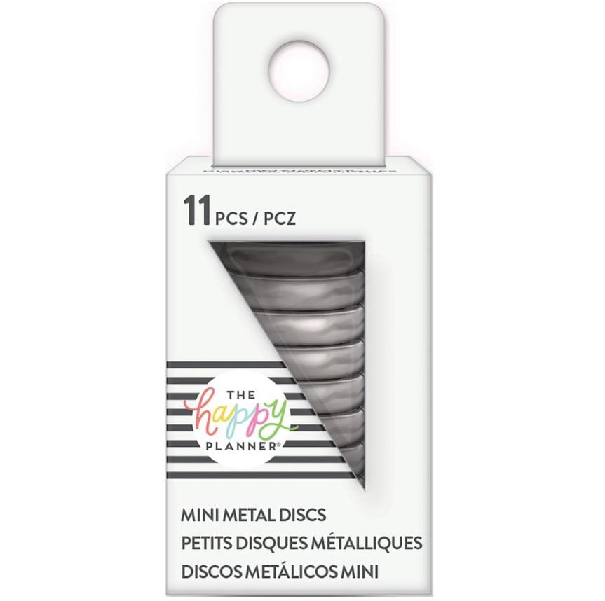 Me and My Big Ideas Silver Happy Planner Mini Metal Discs