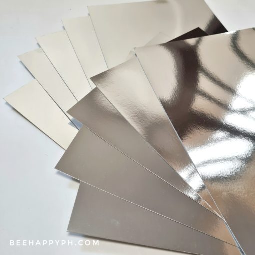 250gsm Foil Cardstocks / Mirror Cardstock A4 Size, 10 Sheets