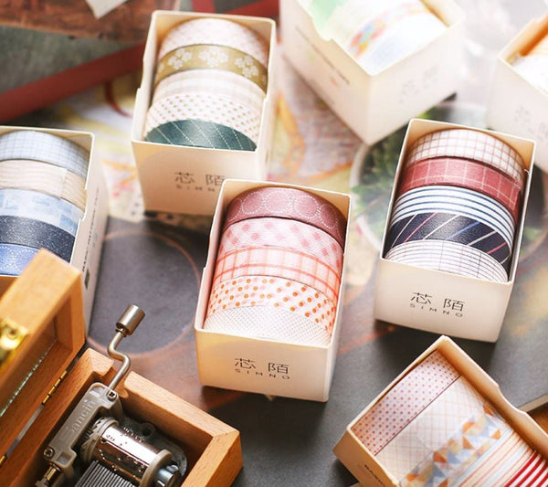 Simno Basic Patterns Masking Tape Sets