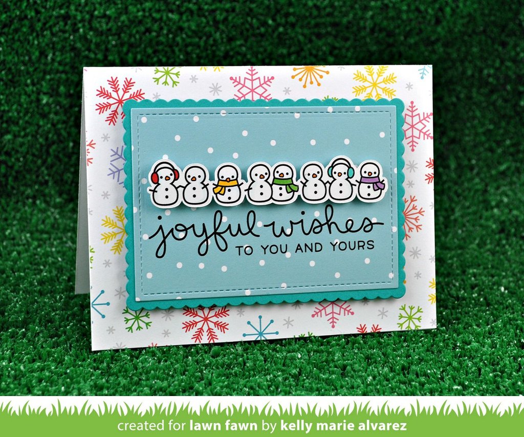Lawn Fawn Simply Celebrate Winter Clear Stamps 4 x 6