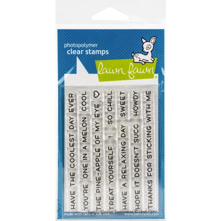 Lawn Fawn Simply Summer Sentiments Clear Stamps 3