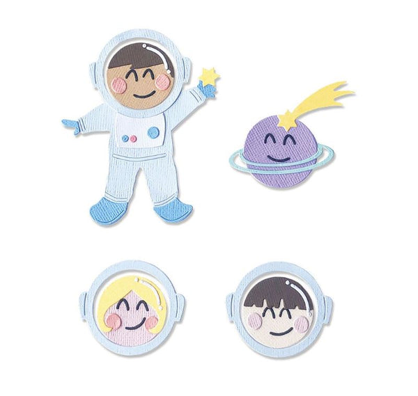 Sizzix Astronaut Thinlits Die Set 13PK by Olivia Rose