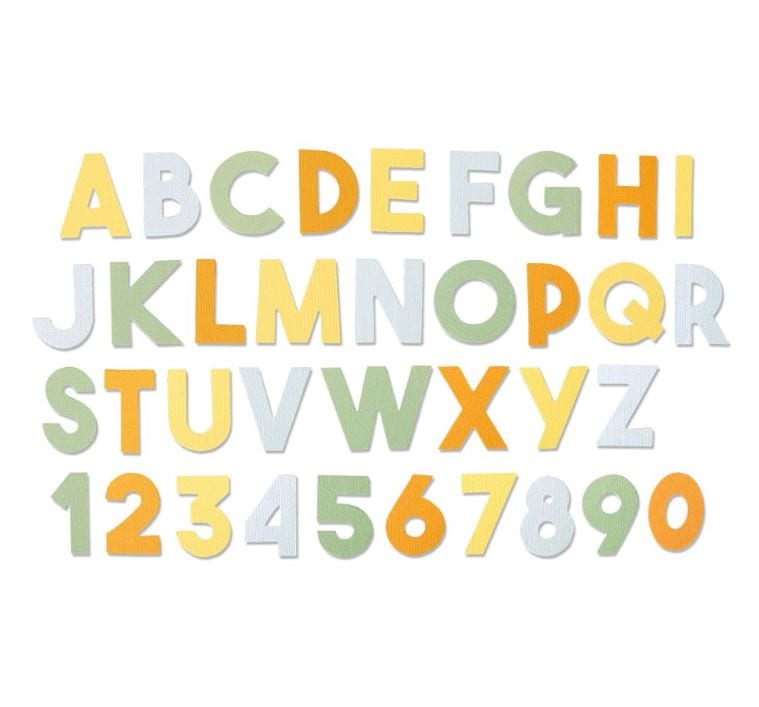 Sizzix Chunky Alphabet Bigz Die