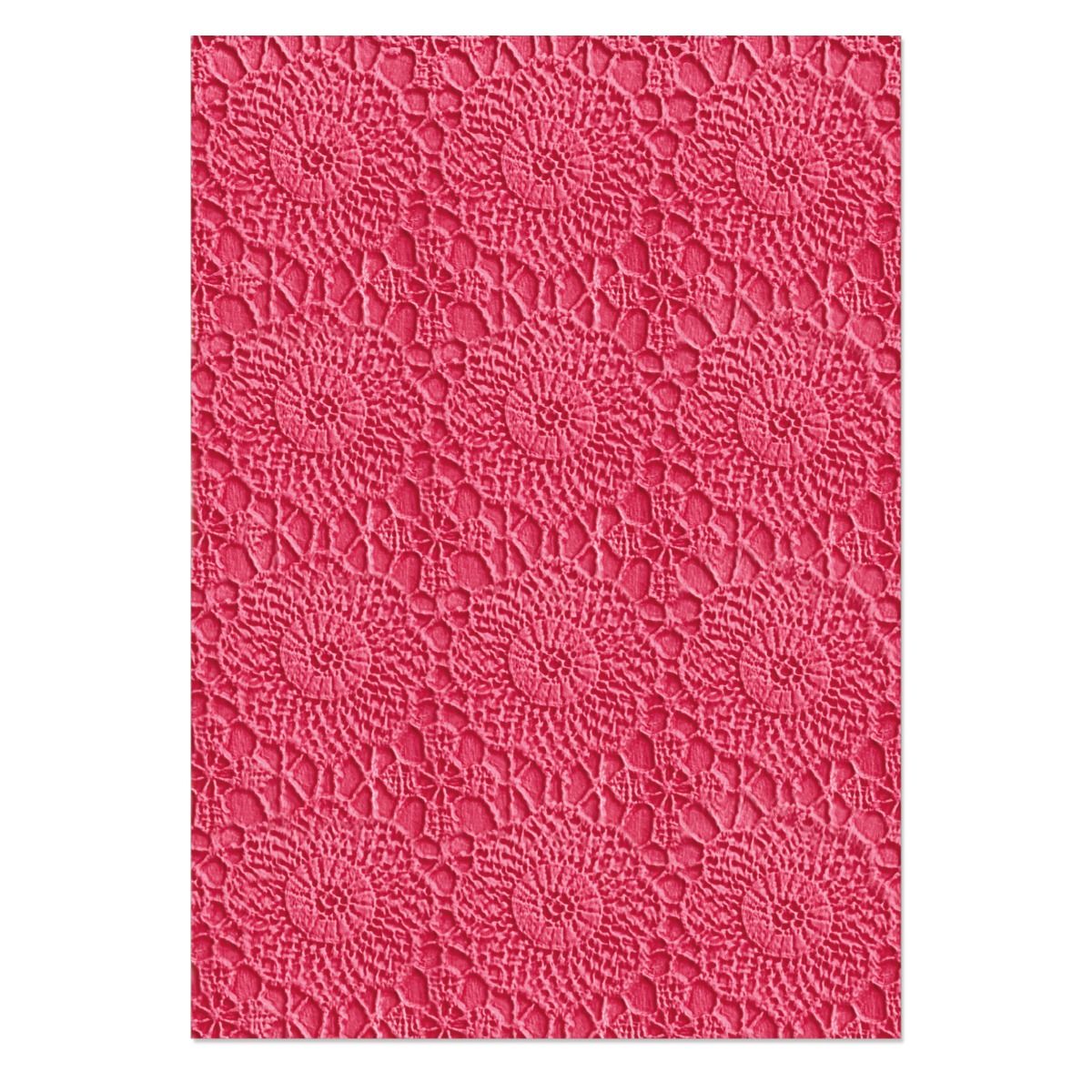 Sizzix Crochet Mandala 3D Textured Impressions Embossing Folder by Eileen Hull