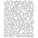 Sizzix Essential Type Thinlits Die Set 92PK by Lisa Jones