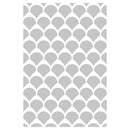 Sizzix Fan Tiles Multi-Level Textured Impressions Embossing Folder by Jennifer Ogborn
