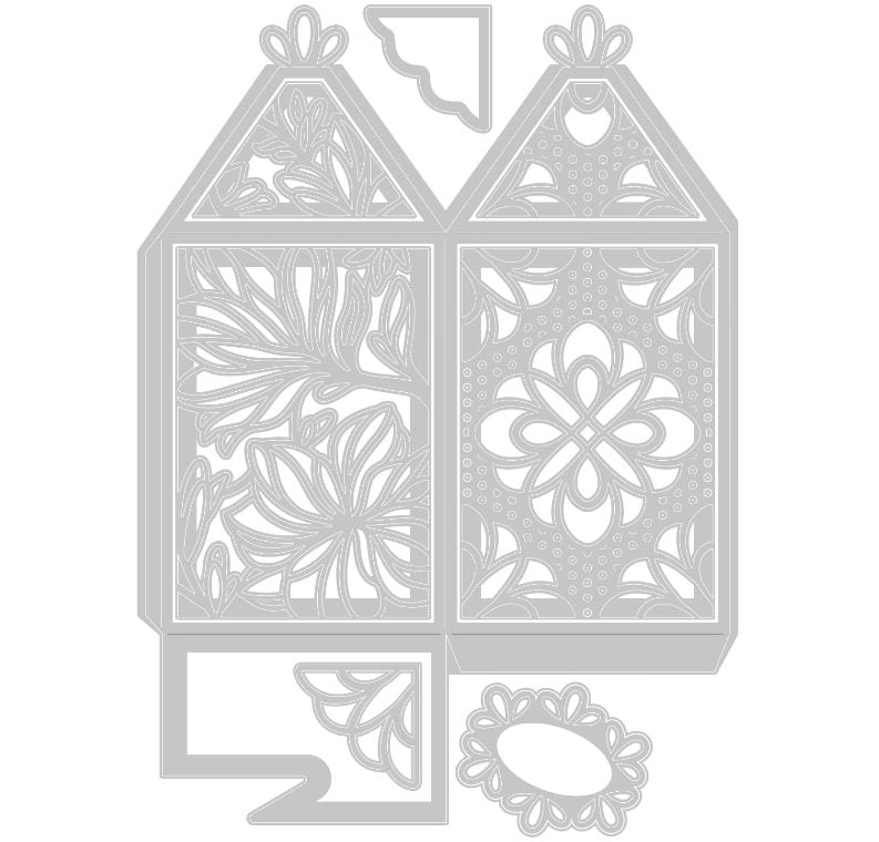 Sizzix Elegant Favor Box Thinlits Die Set 8pk