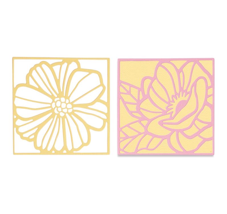 Sizzix Floral Card Fronts Die 3Pk by Olivia Rose