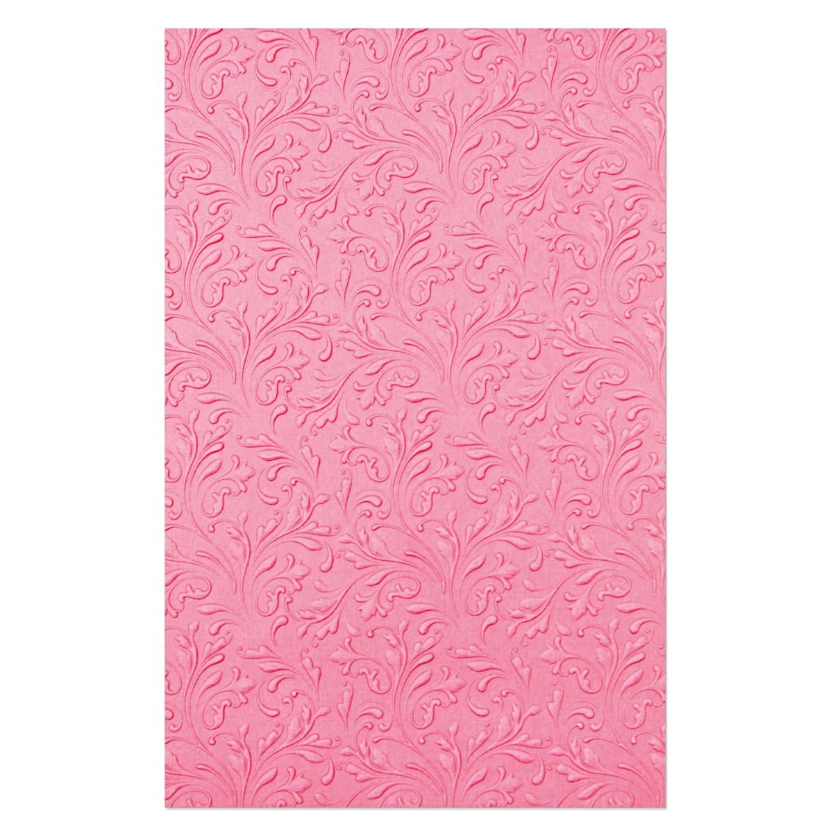 Sizzix Floral Scrolls 3D Textured Impressions Embossing Folder