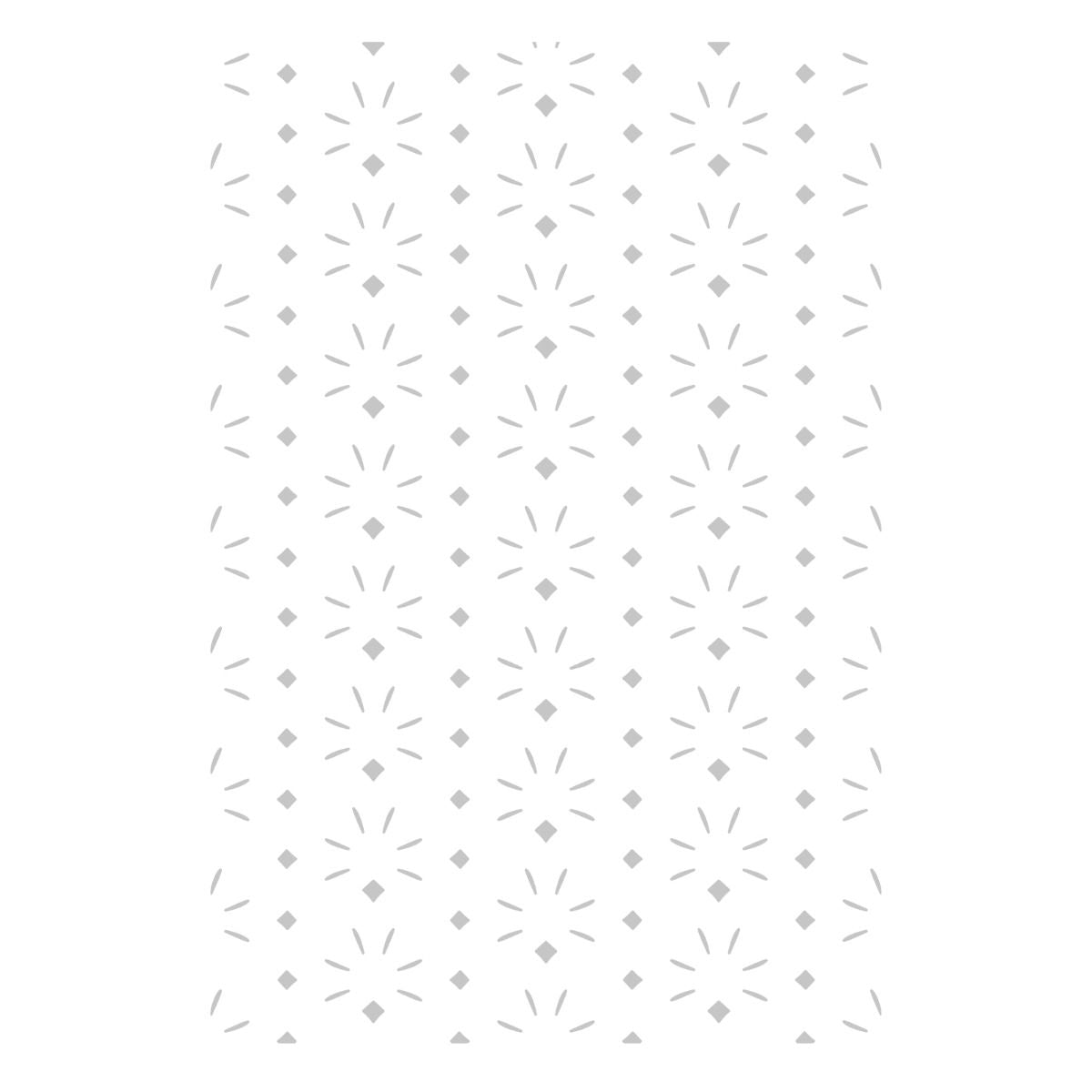 Sizzix Flower Power Multi-Level Textured Impressions Embossing Folder by Jennifer Ogborn