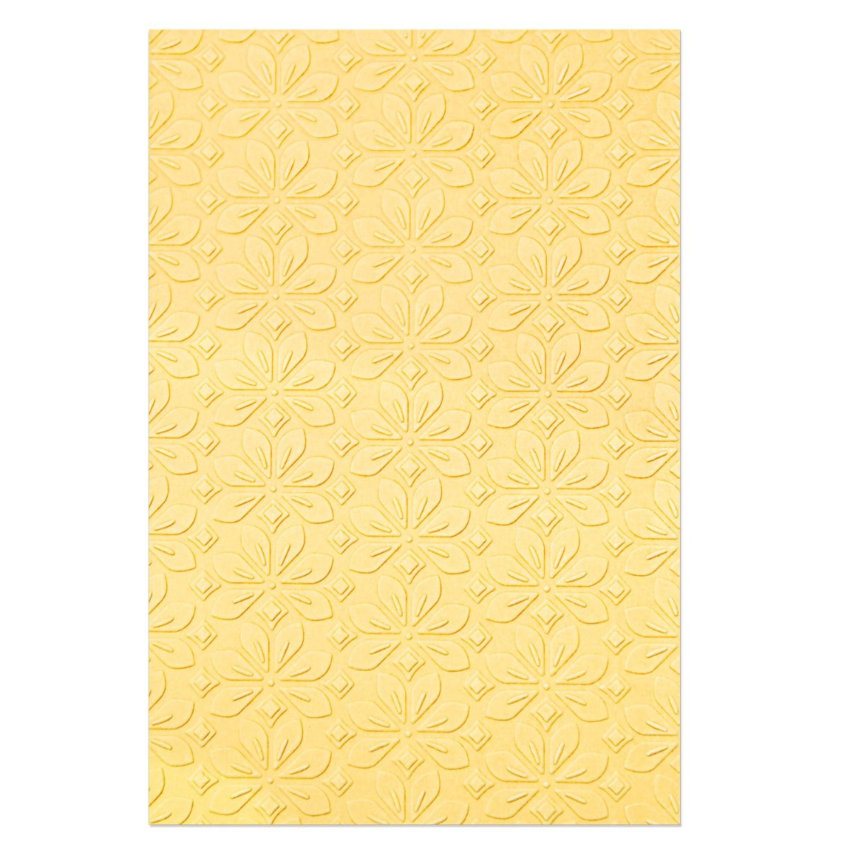 Sizzix Flower Power Multi-Level Textured Impressions Embossing Folder by Jennifer Ogborn