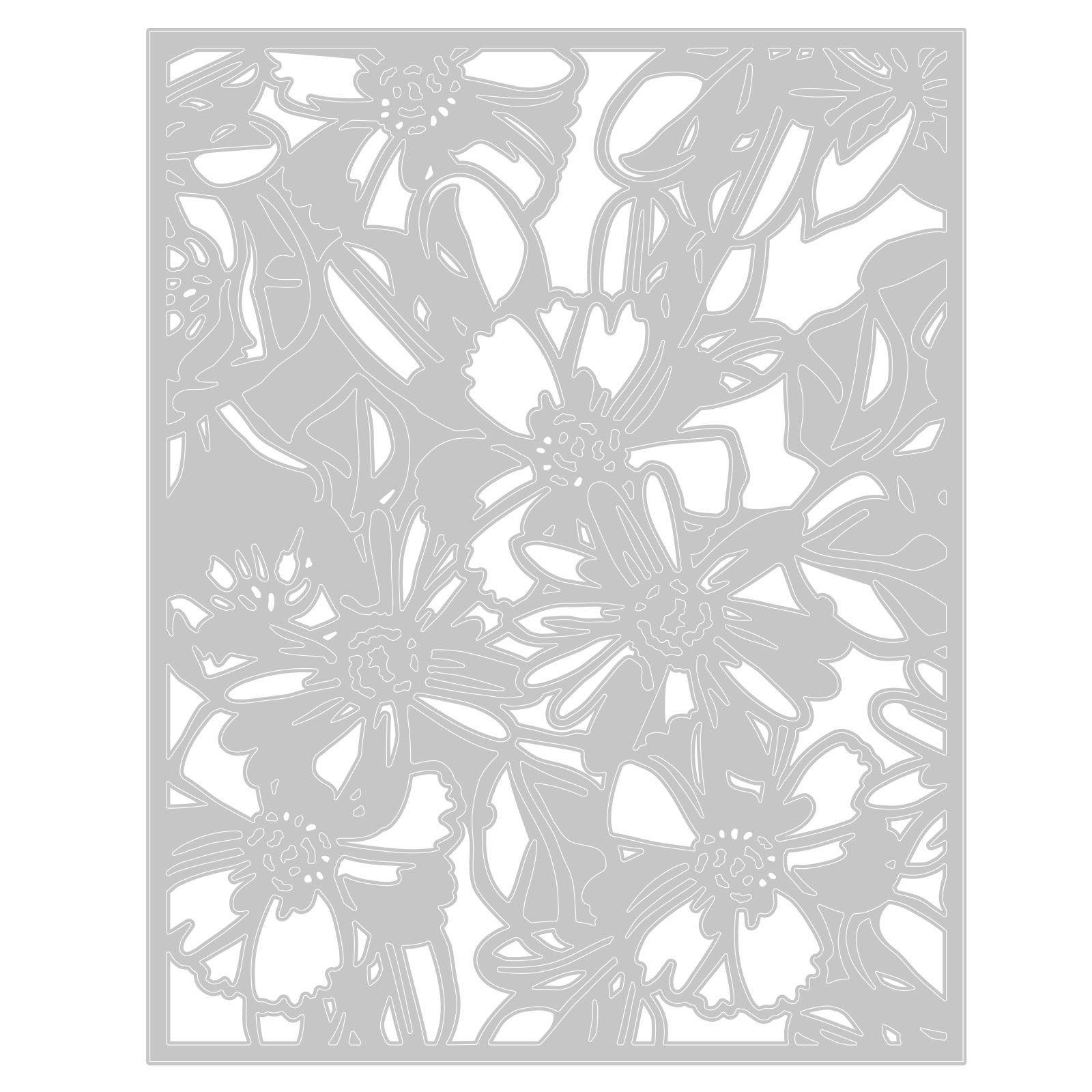 Sizzix Flowery Thinlits Die Set by Tim Holtz