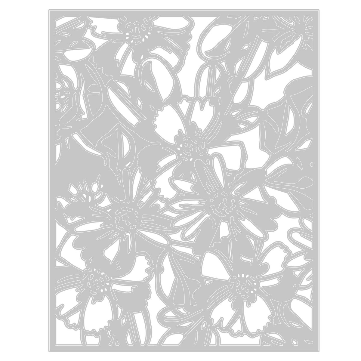 Sizzix Flowery Thinlits Die Set by Tim Holtz