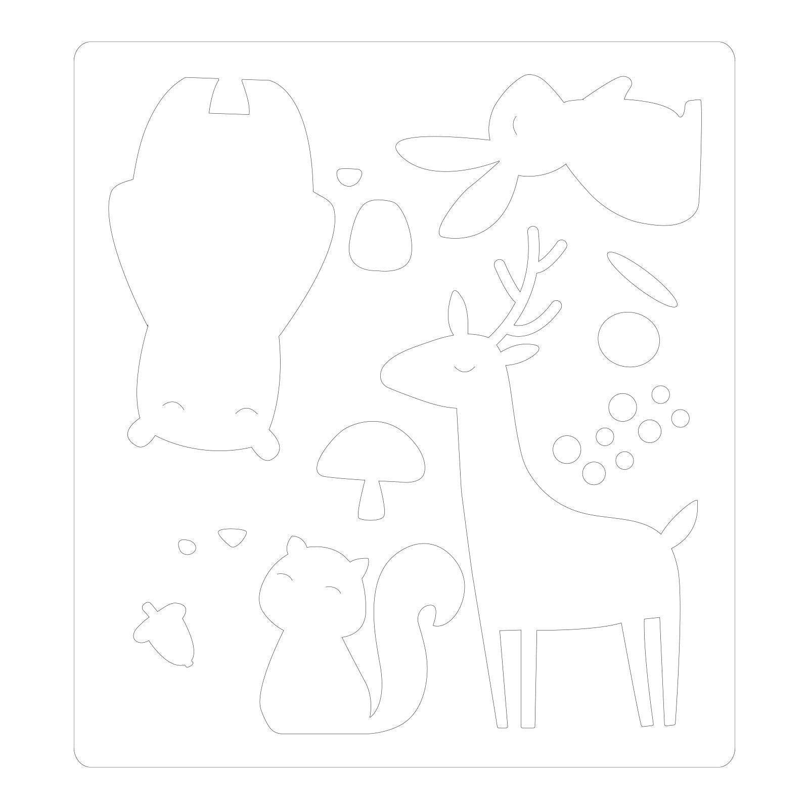 Sizzix Forest Friends Bigz Die By Olivia Rose
