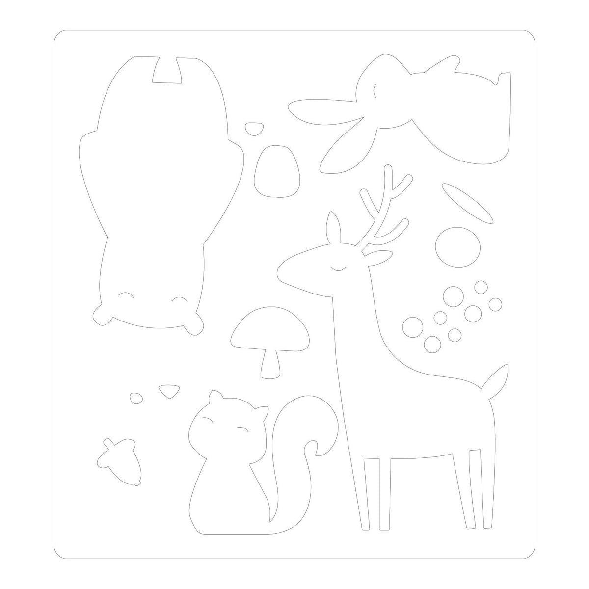 Sizzix Forest Friends Bigz Die By Olivia Rose