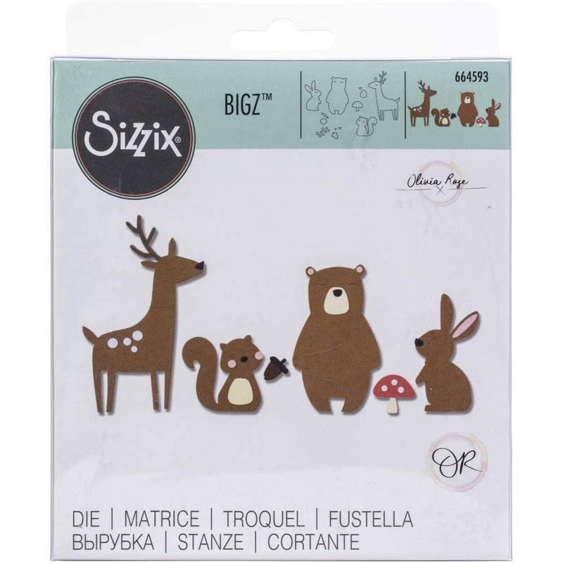 Sizzix Forest Friends Bigz Die By Olivia Rose