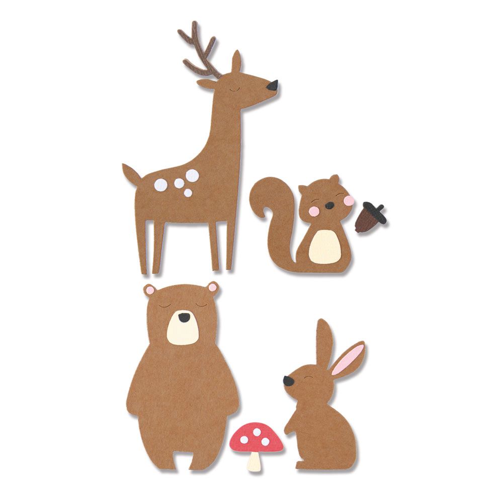 Sizzix Forest Friends Bigz Die By Olivia Rose