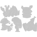 Sizzix Funky Toadstools Thinlits Die Set 5PK by Tim Holtz