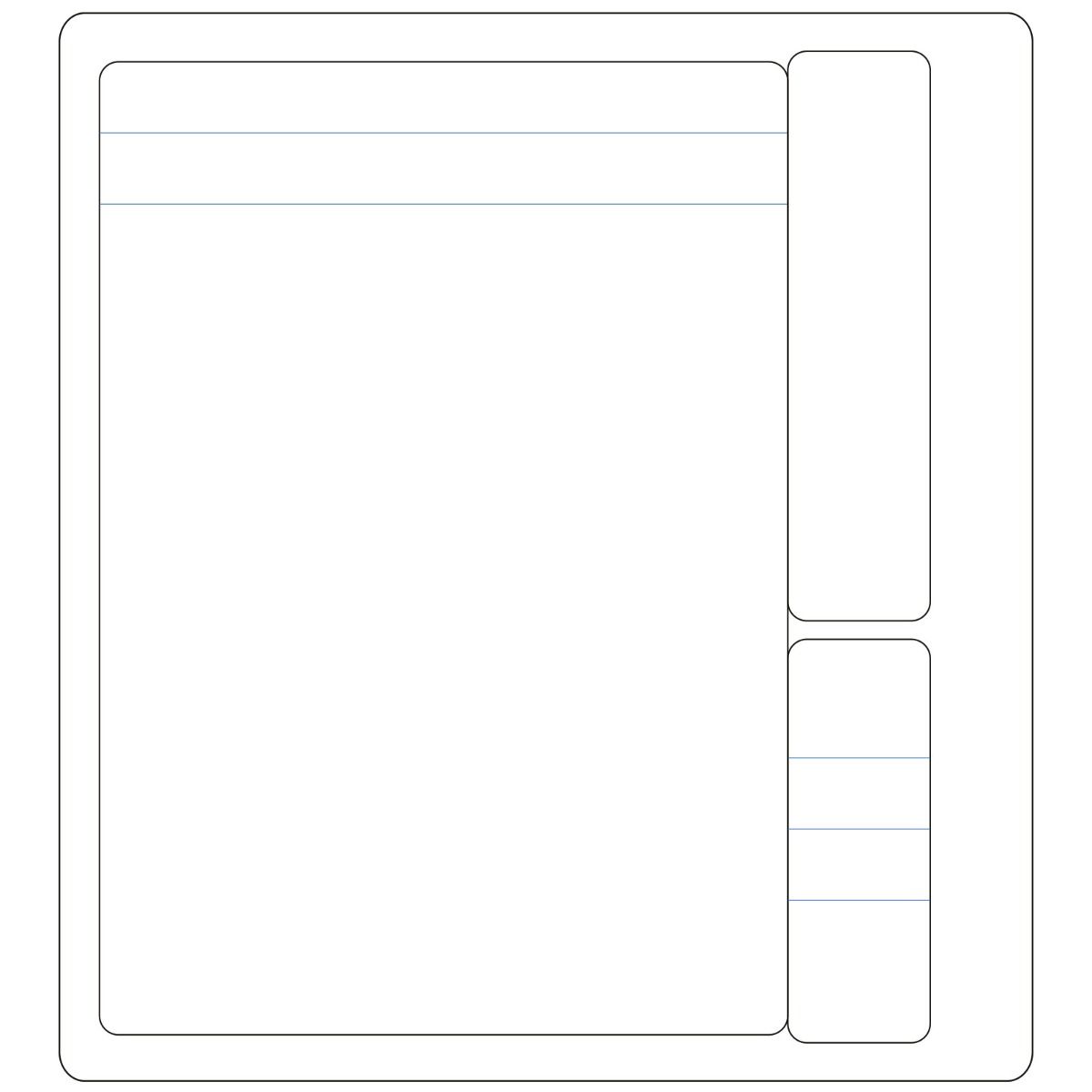 Sizzix Notepad ScoreBoards Die by Eileen Hull