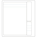 Sizzix Notepad ScoreBoards Die by Eileen Hull